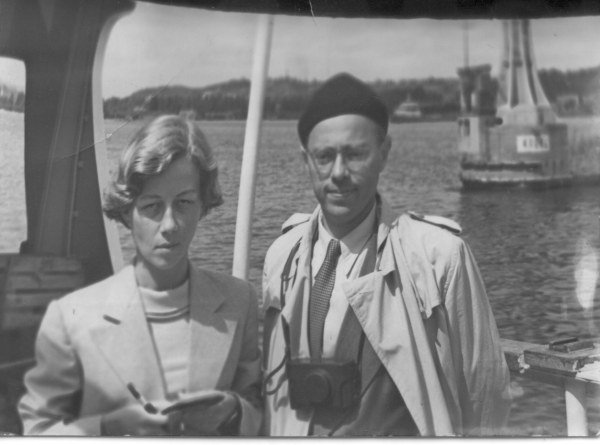 1956 on a trip to Scandinavia